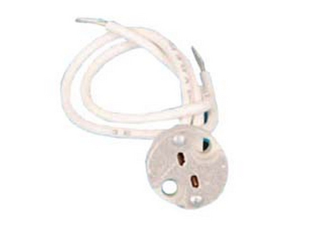 portalampada in steatite per lampade alogene 12v colore bianco cod:ferx.fer239608