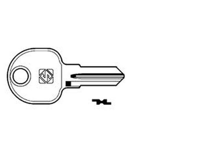 chiavi per cilindri hafele 5 spine piccole hf74r - hf74r cod:ferx.fer239684