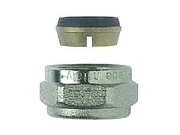 raccordo a compressione per tubo rame art.595 - f 1/2" x ø mm.16 cod:ferx.fer240451