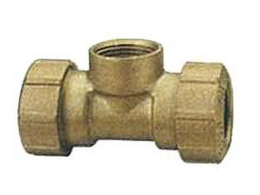 raccordo vx a "t" femmina per tubo polietilene art.035 - f 1" x ø mm.32 cod:ferx.fer240659