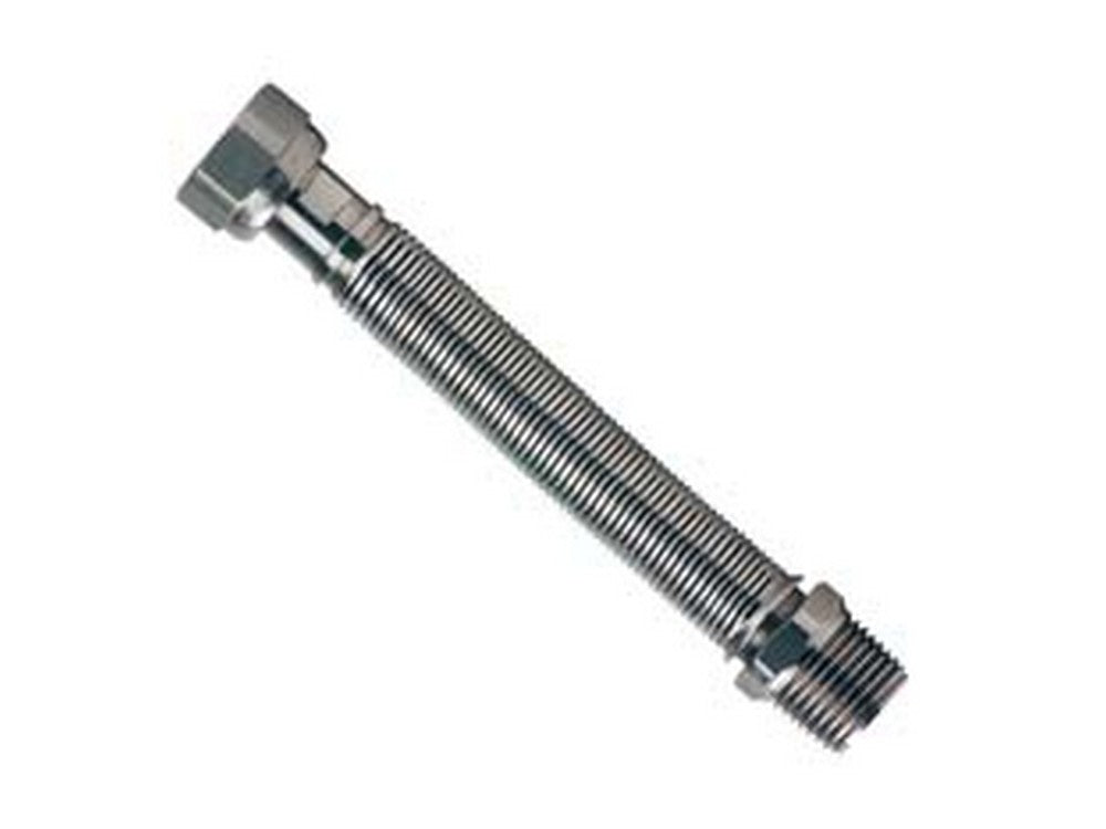 flessibile estensibile per acqua in acciaio inox - mf 3/4" - ? dn 20 - mm.200/400 cod:ferx.fer241649