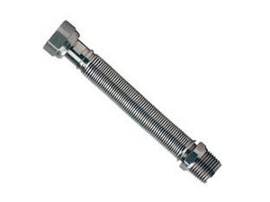flessibile estensibile per acqua in acciaio inox - mf 1/2" - ? dn 15 - mm.200/400 cod:ferx.fer241625