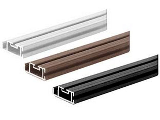 profilo in alluminio per zanzariera linea b - cm.2.6x1x300 nero antracite cod:ferx.fer242325
