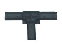 tee plastica per profilo zanzariera linea b - nero cod:ferx.fer241724