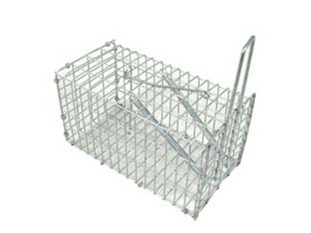 trappole normali a galleria per topi in acciaio zincato - cm.20x10x10h. cod:ferx.fer241915