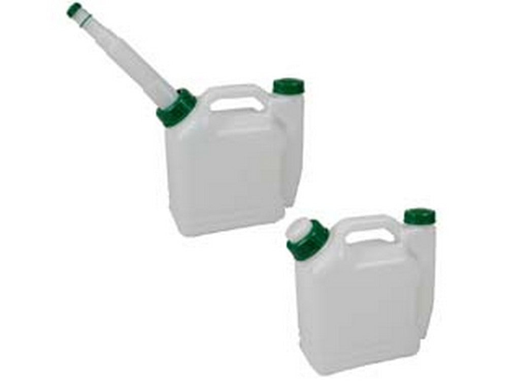 tanica doppia per benzina/olio lt.1 + 0,05 - lt.1 + lt.0,05 cod:ferx.fer241984