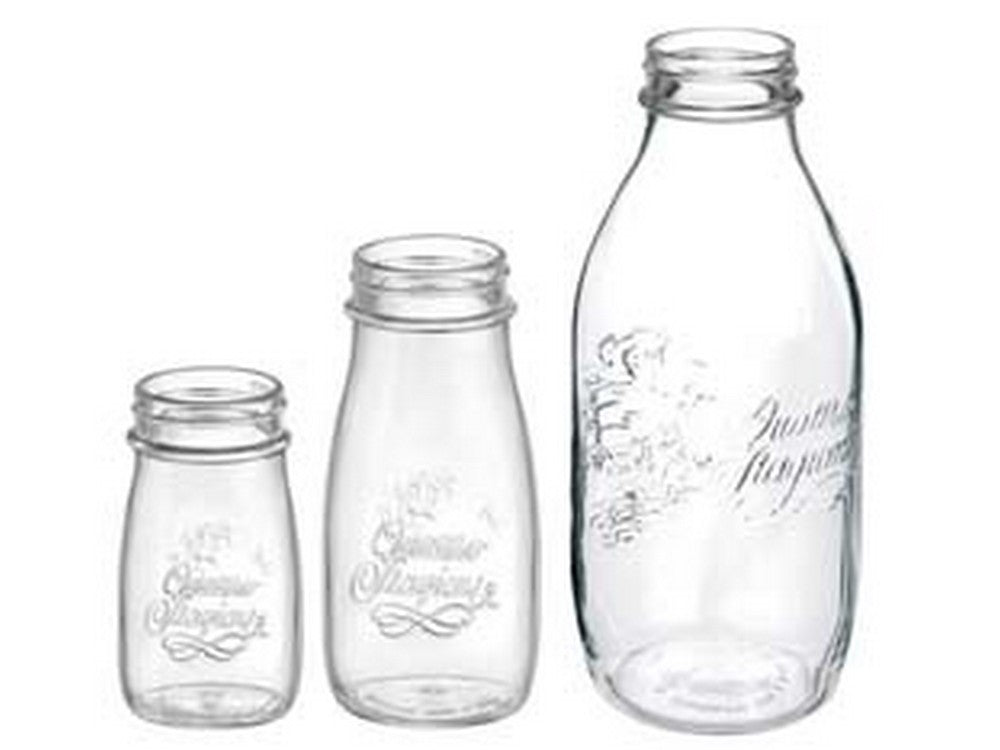 bottiglia vetro quattro stagioni - ø mm.56 ml.200 cod:ferx.fer334457