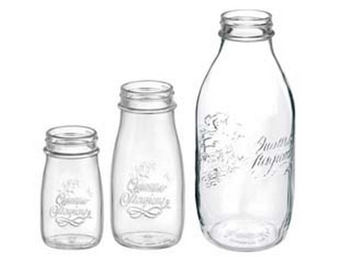 bottiglia vetro quattro stagioni - ø mm.56 ml.1000 cod:ferx.fer242264