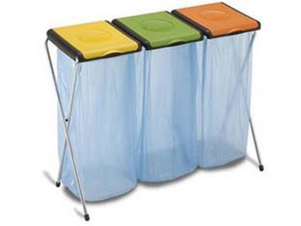 pattumiera portasacco "nature" 3 scomparti  cod:ferx.fer242677