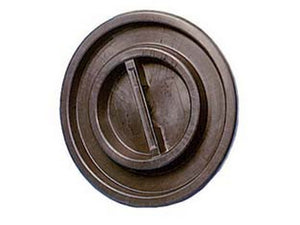 coperchi per bidoni con maniglia centrale neri - lt.100/120 cod:ferx.fer107358