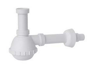 sifone moplen a fiasco 1 via - 1"1/4-1/2 universale per lavello cod:ferx.fer243551