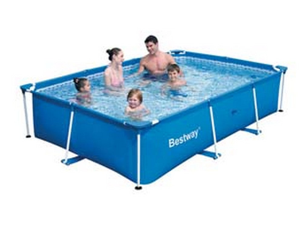 piscina steel pro rettangolare telaio portante cm.221x150x43h. - kg.9,6 - lt.1.200 (art.56401) cod:ferx.fer245548
