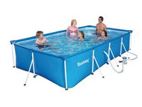 piscina steel pro rettangolare telaio portante cm.400x211x81h. -kg.34,0 -lt.5.700 -filtro cartuccia (art.56424) cod:ferx.fer245586