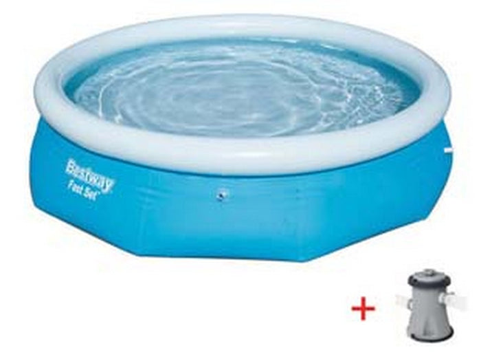 piscina fast set autoportante tonda cm.366x76h. - kg.14,0 -lt.5.377 -filtro cartuccia (art.57274) cod:ferx.fer245630