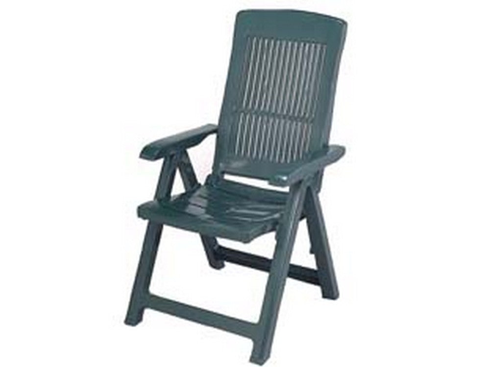 poltrona da giardino "tampa" verde - cm.60x61x109h. - peso kg.6 cod:ferx.fer246835