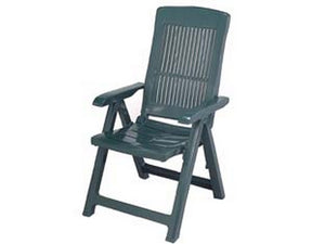 poltrona da giardino "tampa" verde - cm.60x61x109h. - peso kg.6 cod:ferx.fer246835