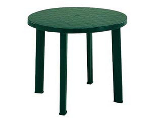tavolo da giardino "tondo" verde cm.90x72h. - ? cm.90x72h. - peso kg.6,3 cod:ferx.fer246880