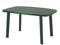 tavolo da giardino "faro" verde cm.135x82x72h. - cm.137x85x72h. - peso kg.9,5 cod:ferx.fer246910