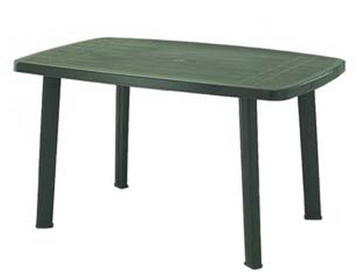 tavolo da giardino "faro" verde cm.135x82x72h. - cm.137x85x72h. - peso kg.9,5 cod:ferx.fer246910