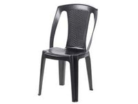 sedia in pe rattan "procida" antracite - cm.46x53x86h. - peso kg.2,9 cod:ferx.fer246989