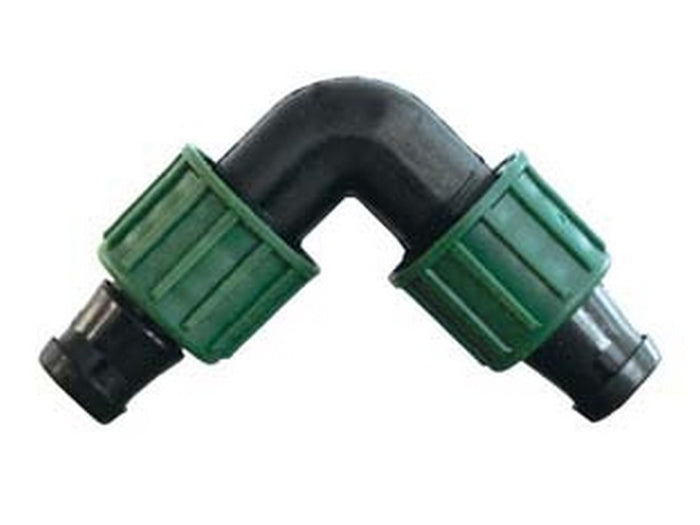 gomito 90° per "tape" in polipropilene - ø mm.16 cod:ferx.fer249898