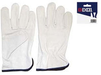 12blister guanti da lavoro in pelle bovina bianco - tg.11 cod:ferx.fer250023