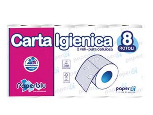 carta igienica 2 veli - conf. da 8 rotoli cod:ferx.fer251082