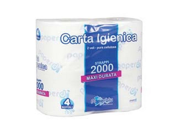 carta igienica 2 veli in rotoli maxi 500 strappi - conf. da 4 rotoli cod:ferx.fer251099