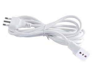 prolunga elettrica lineare bipasso 3x1 bianca - mt.5  cod:ferx.fer251198