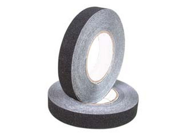 nastro adesivo antisdrucciolo nero in rotolo - mm.50h. in rotoli da mt.18 cod:ferx.fer252737
