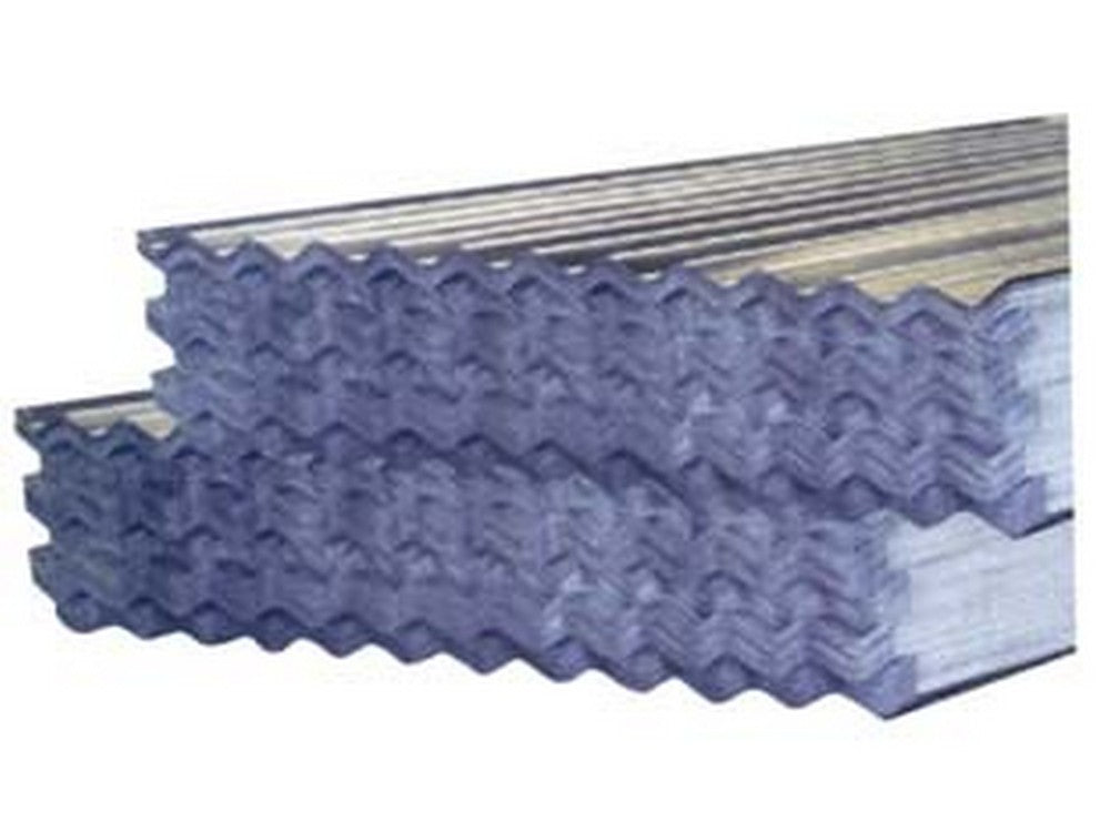 lamiera zincata ondulata - mm.0,25 circa mt.2x0,9 kg.4 circa cod:ferx.fer255257