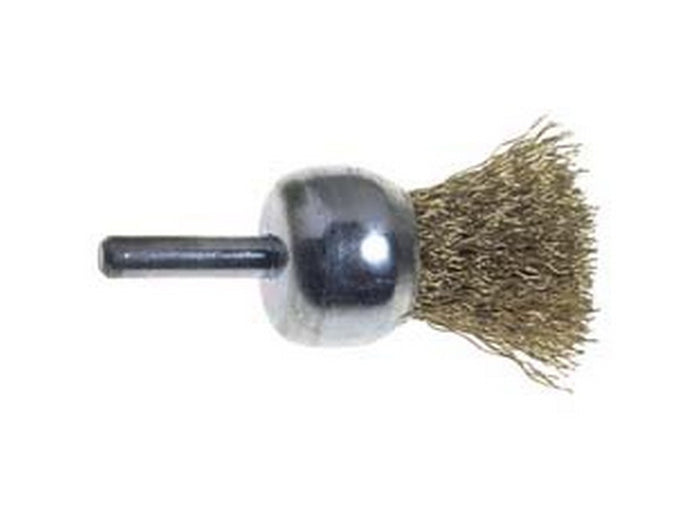 5blister spazzola pennello fili acciaio per trapano extra - ? mm.25 codolo mm.6 cod:ferx.fer256155