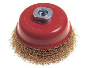 2blister spazzola a tazza fili acciaio per smerigliatrice extra - ? mm.100 foro filettato 14 ma cod:ferx.fer206198