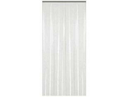 tenda in plastica a strisce bianca - cm.120x230h.  cod:ferx.fer256520