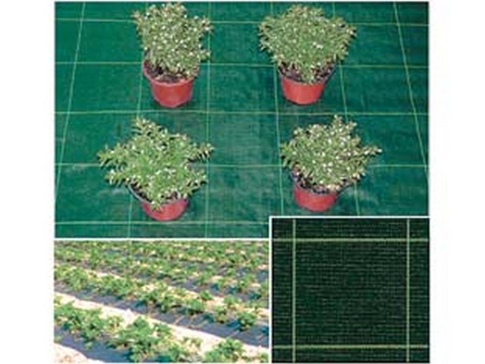 telo in rafia per pacciamatura verde - mt.10x1,05h.  cod:ferx.fer259057