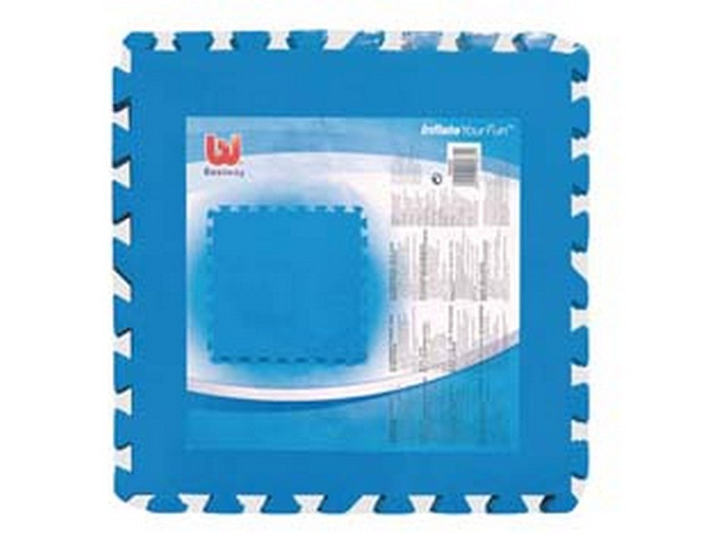 tappeto sottofondo componibile piscine cm50x50 blu set. 9 pezzi cod:ferx.fer260503