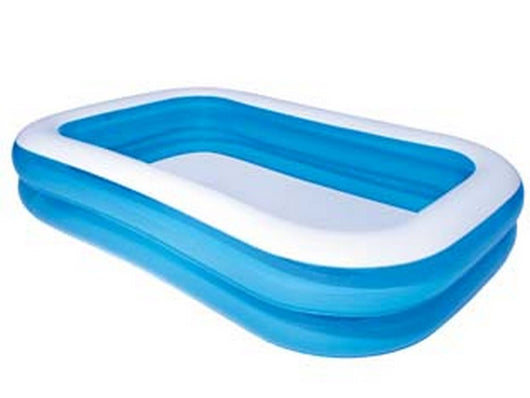 piscina "family" gonfiabile rettangolare 2 anelli +6 anni - cm.262x175x51h. - peso kg.4,8 (art.54006) cod:ferx.fer260701