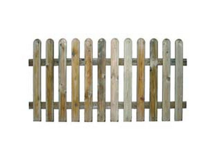 steccato a doghe continue in pino impregnato - cm.180x70h. cod:ferx.fer429016