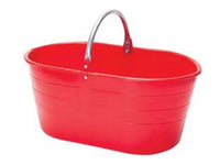 cesta ovale per raccolta manico metallo lt.25 - capacità lt.25, cm.57x37x25 cod:ferx.fer267205