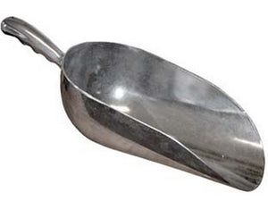 sessola alluminio tonda - sessola cm.15x 8 - manico cm.7 cod:ferx.fer268202