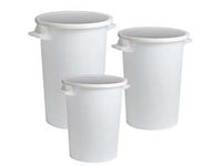 bidoni bianchi per uso agricolo e per rifiuti - lt.75 ? cm.45 altezza cm.63,5 cod:ferx.fer268868