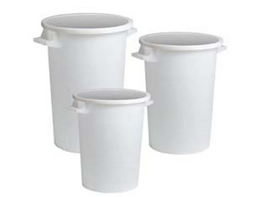 bidoni bianchi per uso agricolo e per rifiuti - lt.100 ? cm.52 altezza cm.65 cod:ferx.fer268875