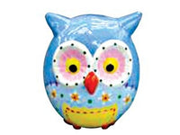 salvadanaio gufo - cm.12x12x13,5 cod:ferx.fer268929