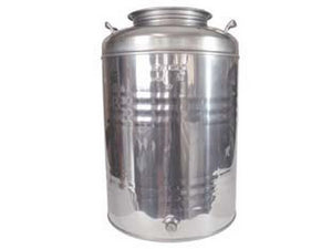 fusto inox per olio graffato lt.50 - ? mm.375x580h. cod:ferx.fer269391