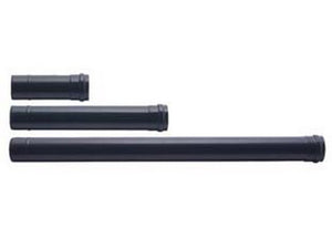 tubo per stufe a pellet plus light nero opaco normale - ? cm.8x100, mm.0,7 cod:ferx.fer270274