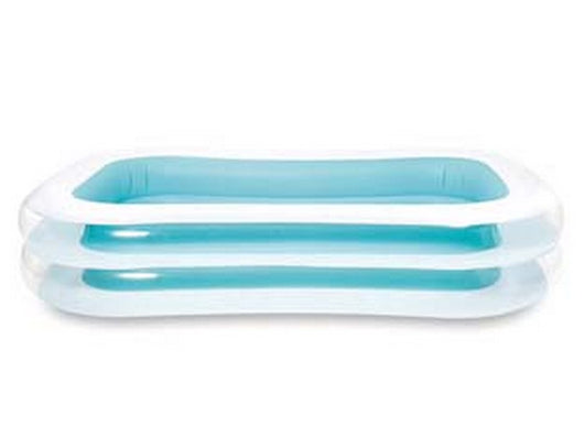 piscina gonfiabile rettangolare family +6 anni - cm.262x175x56h. - peso kg.5,30 (56483) cod:ferx.fer271509