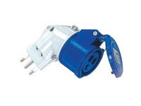 adattatore industriale con spina 16a e presa cee ip44 - 16a colore blu cod:ferx.fer271882