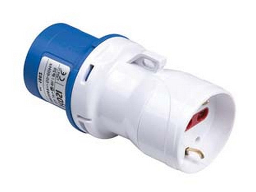adattatore industriale spina cee presa schuko 10/16a bipasso ip44 16a cod:ferx.fer271905