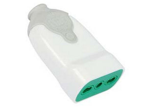 presa dritta 2 poli + terra bipasso 10/16a bianca - bianca 81000 cod:ferx.fer272766