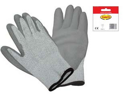 12blister guanti antitaglio in filo uhmwpe e nylon spalmato in poliuretano - tg.m misura 8 cod:ferx.fer272957